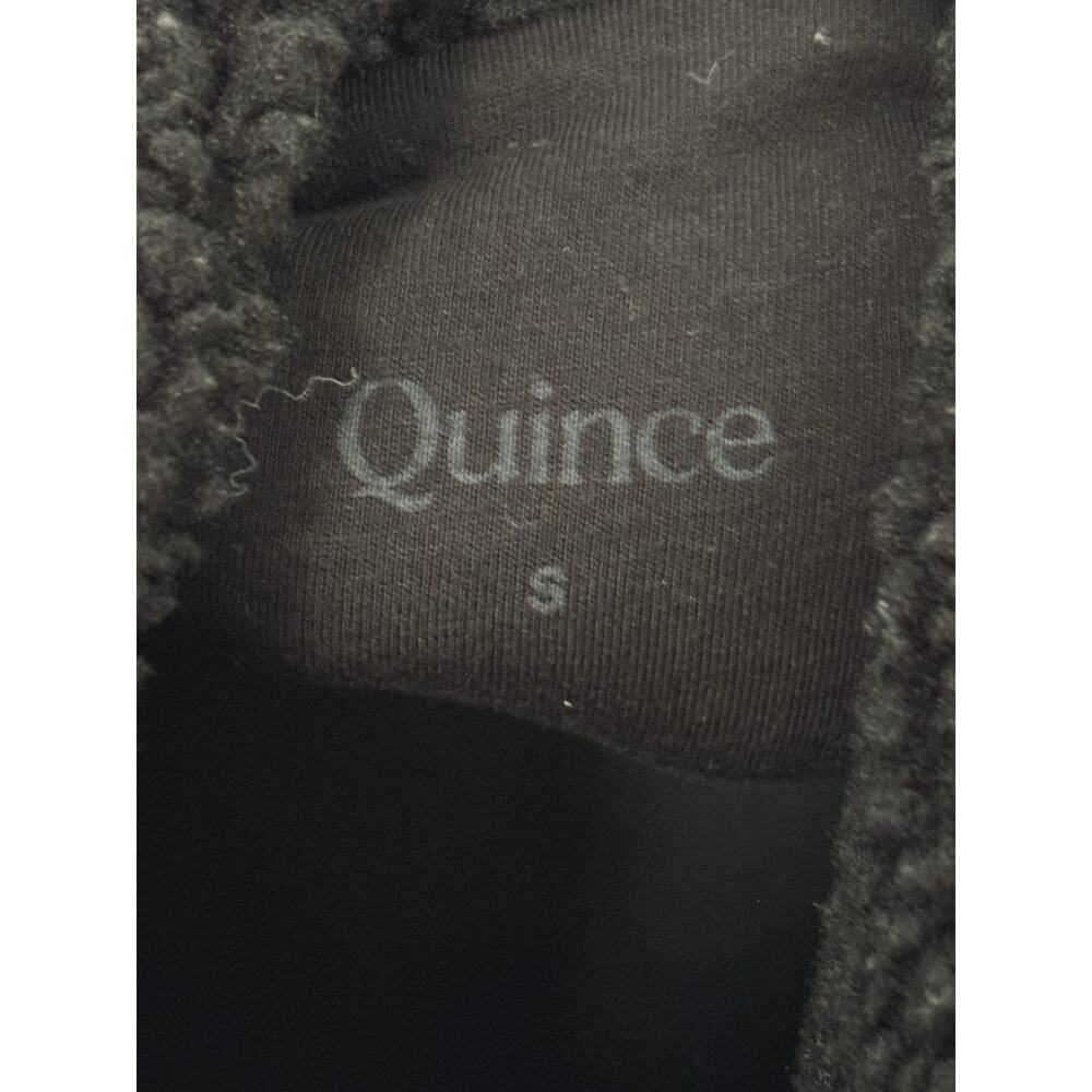 Quince Fleece Jacket Womens Size Small Black - Picture 3 of 5